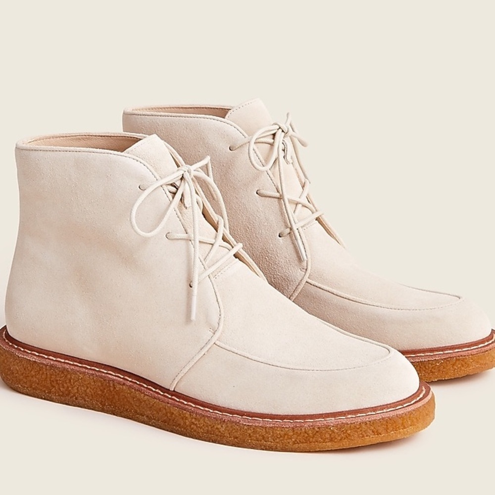 J. Crew Suede lace-up desert boots